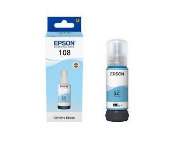 Mực in Epson 108 EcoTank Light Cyan Ink Bottle (C13T09C54A) 