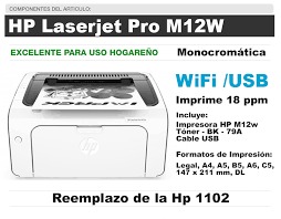 Máy In HP LaserJet Pro M12W - T0L46A