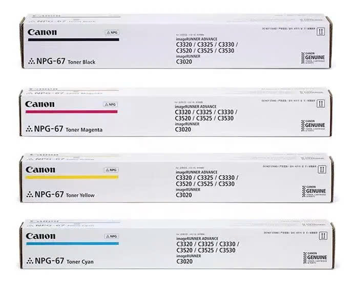 Mực Canon NPG-67 Toner (NPG-67) Sử dụng cho máy Photocopy Canon IR 3320/ 3325/ 3330/ IR3525i