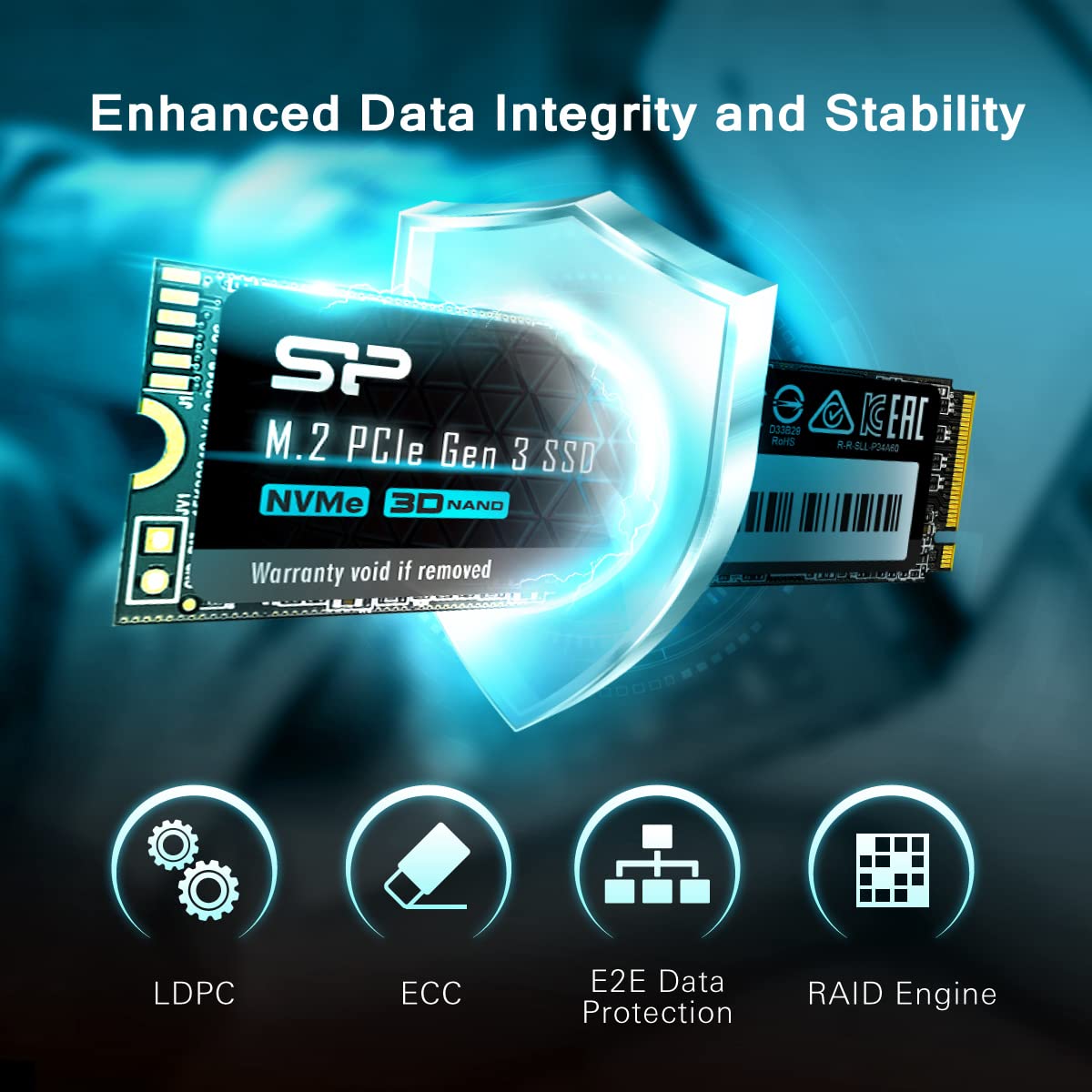 Ổ cứng SSD Silicon Power A60 128GB (SP128GBP34A60M28)