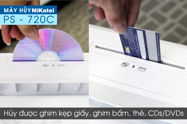 Máy hủy tài liệu NiKatei PS-720C