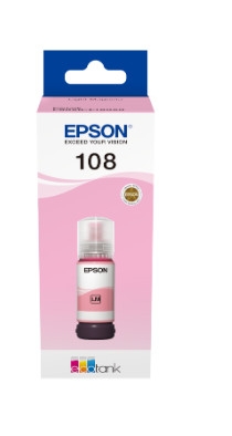 Mực in Epson 108 EcoTank Light Magenta Ink Bottle (C13T09C64A) Mực máy EPSON L8050